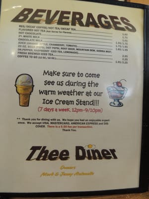 Menu photo 8 Thee Diner Cicero, NY Menu photo 8 Thee Diner Cicero, NY