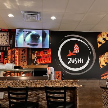 Zushi Sushi and Ramen - Funny dog videos behind the bar. - Ramen Near Me - Webster Groves, Missouri Zushi Sushi and Ramen - Funny dog videos behind the bar. - Ramen Near Me - Webster Groves, Missouri