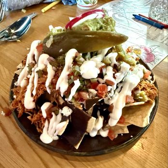 Copal - Nachos Oaxaqueños with pollo tinga - Mexican Near Me - Santa Cruz, California