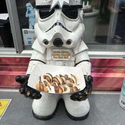 Galaxy Donuts Food Truck - Galaxy Decor with a Donut Sample to View