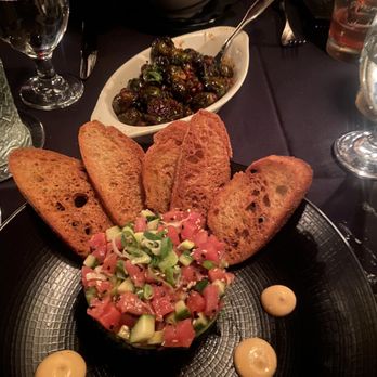 Relic on State - Tuna Tartar, Brussel Sprouts, and Crab Bisque - Steakhouses Near Me - Newtown, Pennsylvania