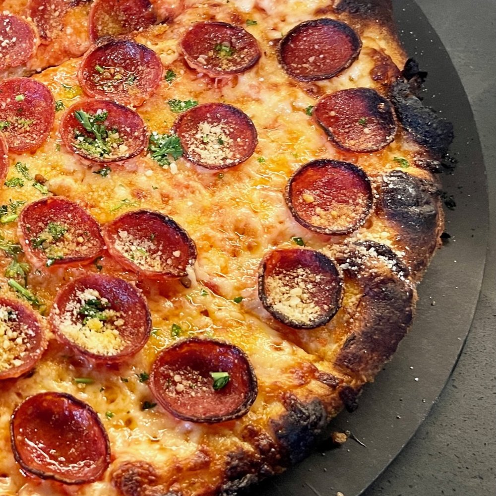 Cotto Pizza - Brooklyn pizza. Nice char around the edges of the crust. - Pizza Near Me - Doral, Florida Cotto Pizza - Brooklyn pizza. Nice char around the edges of the crust. - Pizza Near Me - Doral, Florida