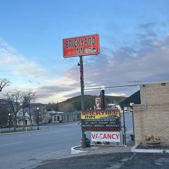 Brickyard Inn - The sign outside of the office. - Hotels Near Me - Rawlins, Wyoming Brickyard Inn - The sign outside of the office. - Hotels Near Me - Rawlins, Wyoming