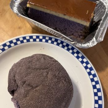 Kape't Torta - Flan ube cake and ube cheesy Pandesal - Coffee & Tea Near Me - Elmhurst, New York Kape't Torta - Flan ube cake and ube cheesy Pandesal - Coffee & Tea Near Me - Elmhurst, New York