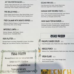 Tiki Bar & Grill - Menu 7/18/25