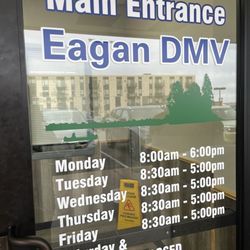 Minnesota DMV - Eagan Branch - Hours