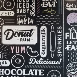 Donut Run - Wall graphic