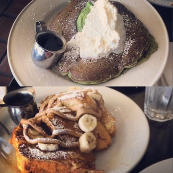 Bea Bea's - Green tea pancakes and peanut butter banana French toast! AMAZING!!! - Coffee & Tea Near Me - Burbank, California Bea Bea's - Green tea pancakes and peanut butter banana French toast! AMAZING!!! - Coffee & Tea Near Me - Burbank, California
