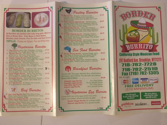 Border Burrito is Now Permanently Closed. Thank you for the years of patronage. by null