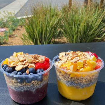 From The Earth Bowls - two bowls of fruit and yogurt - Acai Bowls Near Me From The Earth Bowls - two bowls of fruit and yogurt - Acai Bowls Near Me