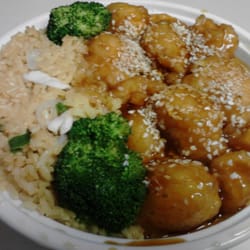 China House - Sesame chicken & chicken fried rice