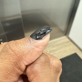KT Nails - This is a picture of the nail polish bubbling up. - Nail Salons Near Me - Richmond, Virginia KT Nails - This is a picture of the nail polish bubbling up. - Nail Salons Near Me - Richmond, Virginia