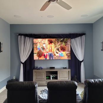 Integrated Automation - Economical Home Theater with an 85" Sony TV - TV Mounting Near Me
