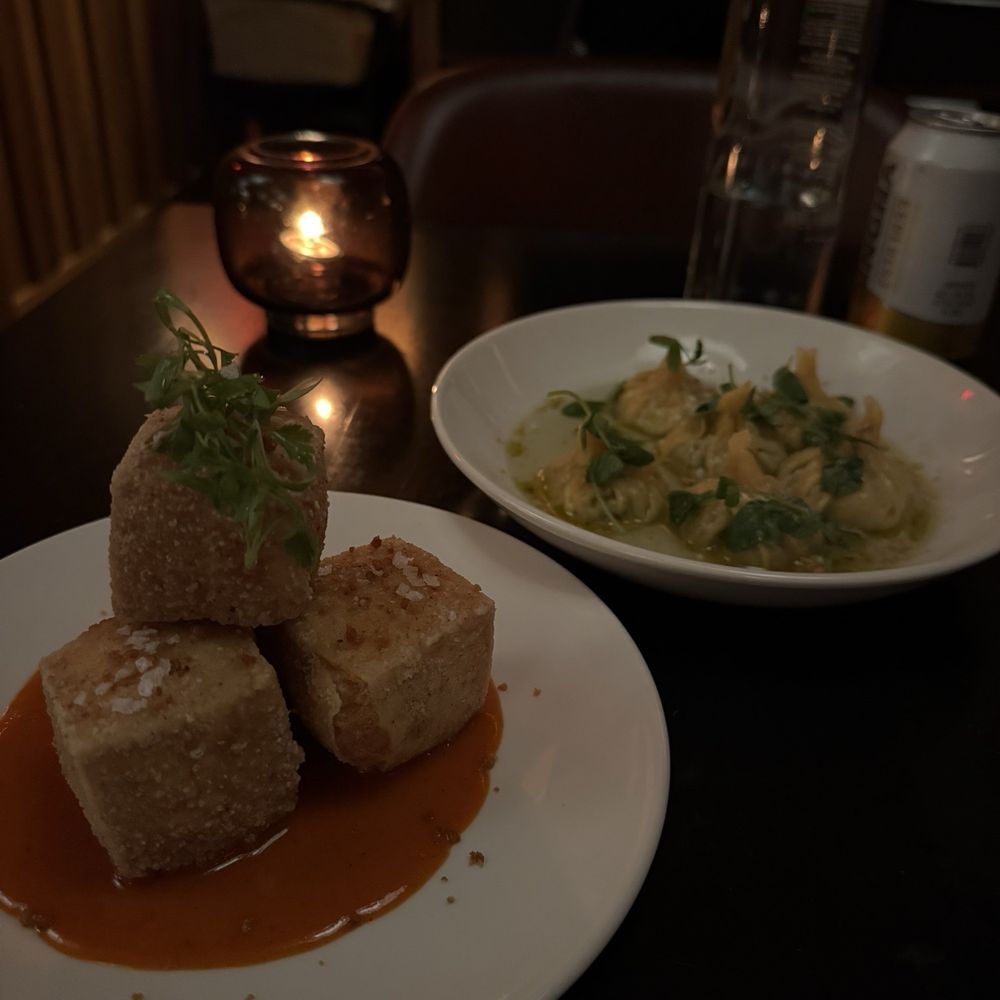 Sway - Salt & pepper tofu and dumplings. - Thai Near Me - Aspen, Colorado Sway - Salt & pepper tofu and dumplings. - Thai Near Me - Aspen, Colorado