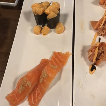 Sushi Asahi - Garlic salmon & spicy scallop - Sushi Bars Near Me - Riverside, California