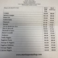 Maria's Pasta Shop