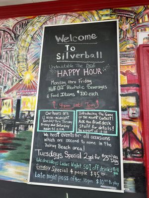Menu photo 3 Silverball Retro Arcade - Delray Beach Delray Beach, FL Menu photo 3 Silverball Retro Arcade - Delray Beach Delray Beach, FL
