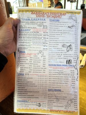 Menu photo 2 Barbara's Fishtrap Half Moon Bay, CA