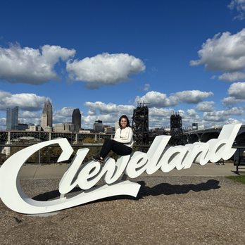 Cleveland Script Sign - Tremont - Landmarks & Historical Buildings Near Me - Cleveland, Ohio