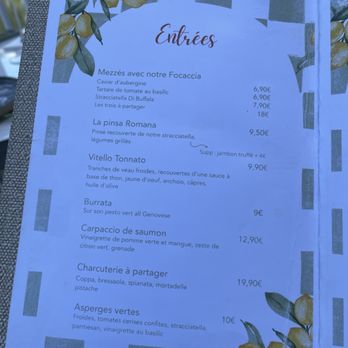 Cantarossa - Menu - Italian Near Me - Montauban, 82