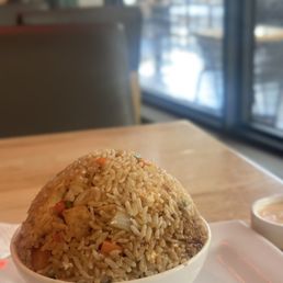 Chicken fried rice happy hour