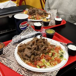 Chili Olive - #19 With Gyro on top of rice/fries