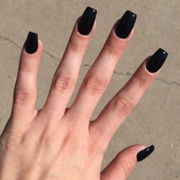 Coffin acrylic set done by Jodie!