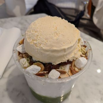 Tous Les Jours - Matcha shaved ice with ice cream - Bakeries Near Me - Natick, Massachusetts