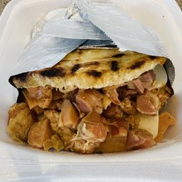 Choripollo Arepa