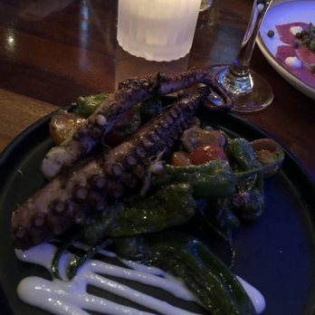 Clear Sky Cafe - This octopus dish is such a bomb it's literally a pipe bomb! - New American Near Me - Clearwater, Florida