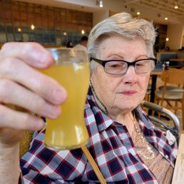 Moms Mimosa Cheers To Her 85 Years Young :D