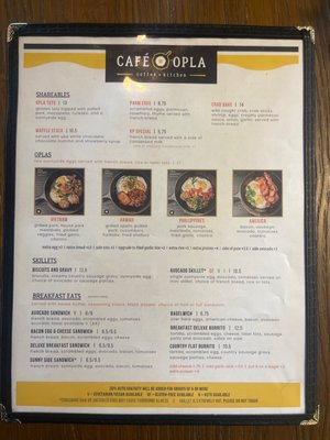 Menu photo 8 Cafe Opla Seattle, WA