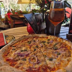 Maestro - Aperol Spritz and Tonno pizza