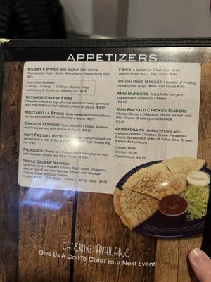 Menu photo 2 Stubby's Bar & Grille Lancaster, PA