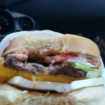 In-N-Out Burger - Onion bigger than hamburger patty. - Fast Food Near Me - Waco, Texas