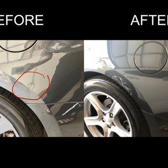 Camaro quarter wheel arch dent on body line