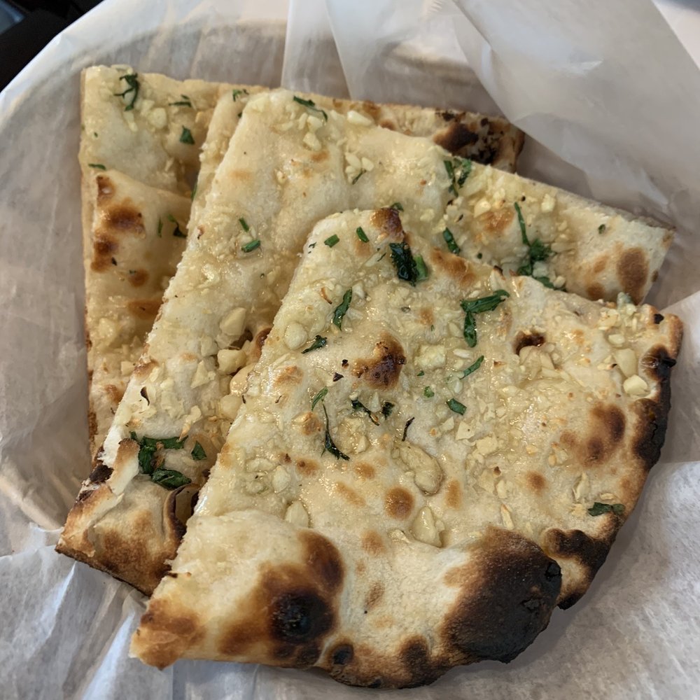 Chili & Curry - Garlic Naan - Indian Near Me - Hicksville, New York Chili & Curry - Garlic Naan - Indian Near Me - Hicksville, New York