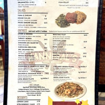 Hannibal's Kitchen - Menu - Barbeque Near Me - Charleston, South Carolina