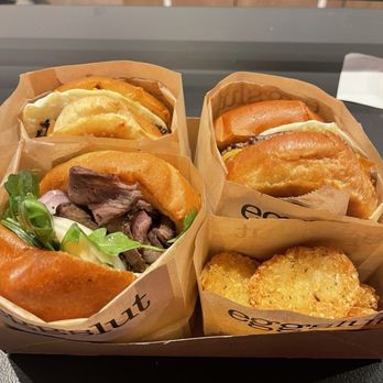 Eggslut - Gaucho, double Cheeseburger, Sausage, Egg & Cheese - Breakfast & Brunch Near Me - Las Vegas, Nevada
