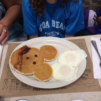 Breakfast Station - MickeyMouse Chocolate Chip Pancake! - Breakfast & Brunch Near Me - Spring Hill, Florida Breakfast Station - MickeyMouse Chocolate Chip Pancake! - Breakfast & Brunch Near Me - Spring Hill, Florida