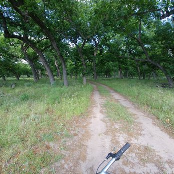 South Llano River State Park - Trail by the river next to Buck Lake. Lots of hardwood trees - Parks Near Me - Junction, Texas