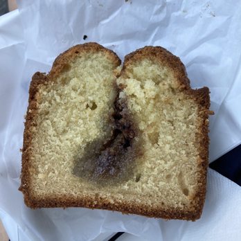 Levain Bakery - Upper East Side, NYC - Fresh Sour Cream Coffee Cake $3.75. 08/25/20 - Bakeries Near Me - New York, New York