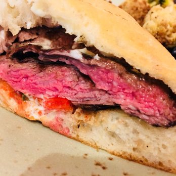 Tender Greens - Backyard steak sandwich, medium rare. Tasty! Check out my review! - New American Near Me - Pasadena, California