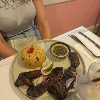 Bistro Taino - Chillo Frito & rice with pigeon peas - Puerto Rican Near Me - Bogota, New Jersey Bistro Taino - Chillo Frito & rice with pigeon peas - Puerto Rican Near Me - Bogota, New Jersey