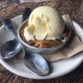 BJ's Restaurant & Brewhouse - Choc chip pizookie - Pizza Near Me - Brea, California BJ's Restaurant & Brewhouse - Choc chip pizookie - Pizza Near Me - Brea, California
