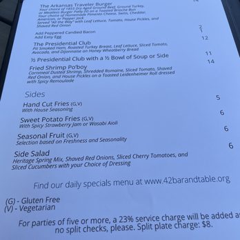 42 bar and table - New American Near Me - Little Rock, Arkansas 42 bar and table - New American Near Me - Little Rock, Arkansas