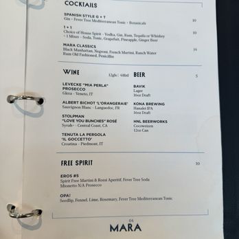 Mara - HH drinks - Mediterranean Near Me - Honolulu, Hawaii Mara - HH drinks - Mediterranean Near Me - Honolulu, Hawaii