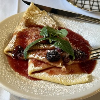 Mulvaney's B & L - Warm Crepes Jubilee with Whipped Mascarpone - New American Near Me - Sacramento, California Mulvaney's B & L - Warm Crepes Jubilee with Whipped Mascarpone - New American Near Me - Sacramento, California