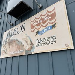 Nelson Crab - Nelson Crab sign