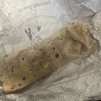 Chick-fil-A - Breakfast burrito Im disappointed because why does the folded part have absolutely nothing in it - Fast Food Near Me - Lawrenceville, Georgia Chick-fil-A - Breakfast burrito Im disappointed because why does the folded part have absolutely nothing in it - Fast Food Near Me - Lawrenceville, Georgia